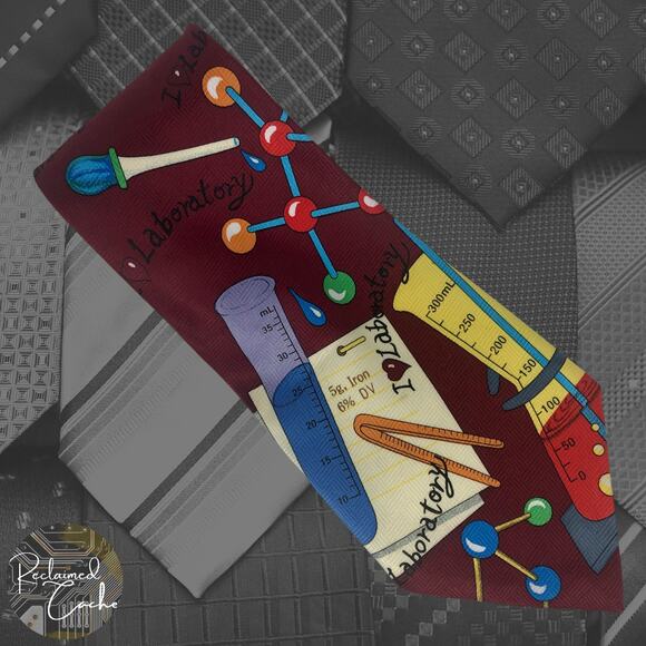 I Love Laboratory Tie - Picture 1 of 7